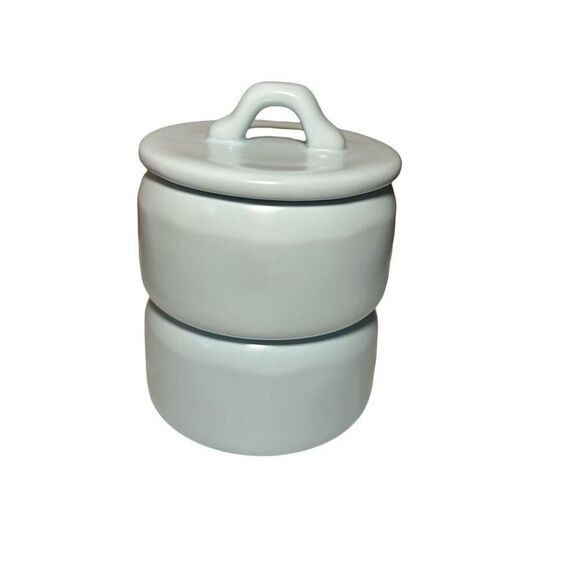 Rae Dunn Salt and Pepper Stackers - Picture 3 of 5